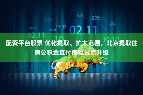 配资平台股票 优化提取、扩大范围，北京提取住房公积金直付房租试点升级